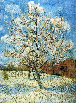  Cot Pintura al %C3%B3leo - Melocotoneros en flor 2 Vincent van Gogh